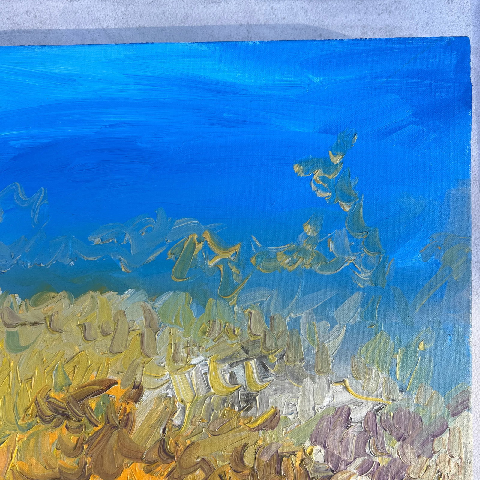 2015 Oil Painting by Tiago Feijoo: "Paisagens Musical", Signed - 5