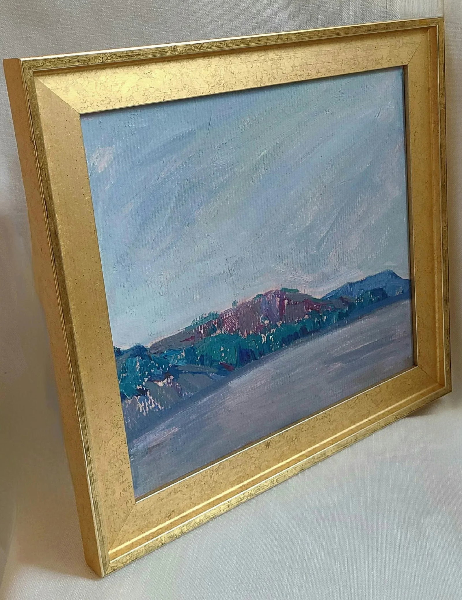 Original Framed Acrylic on Board "Seaside Bluffs" - 3