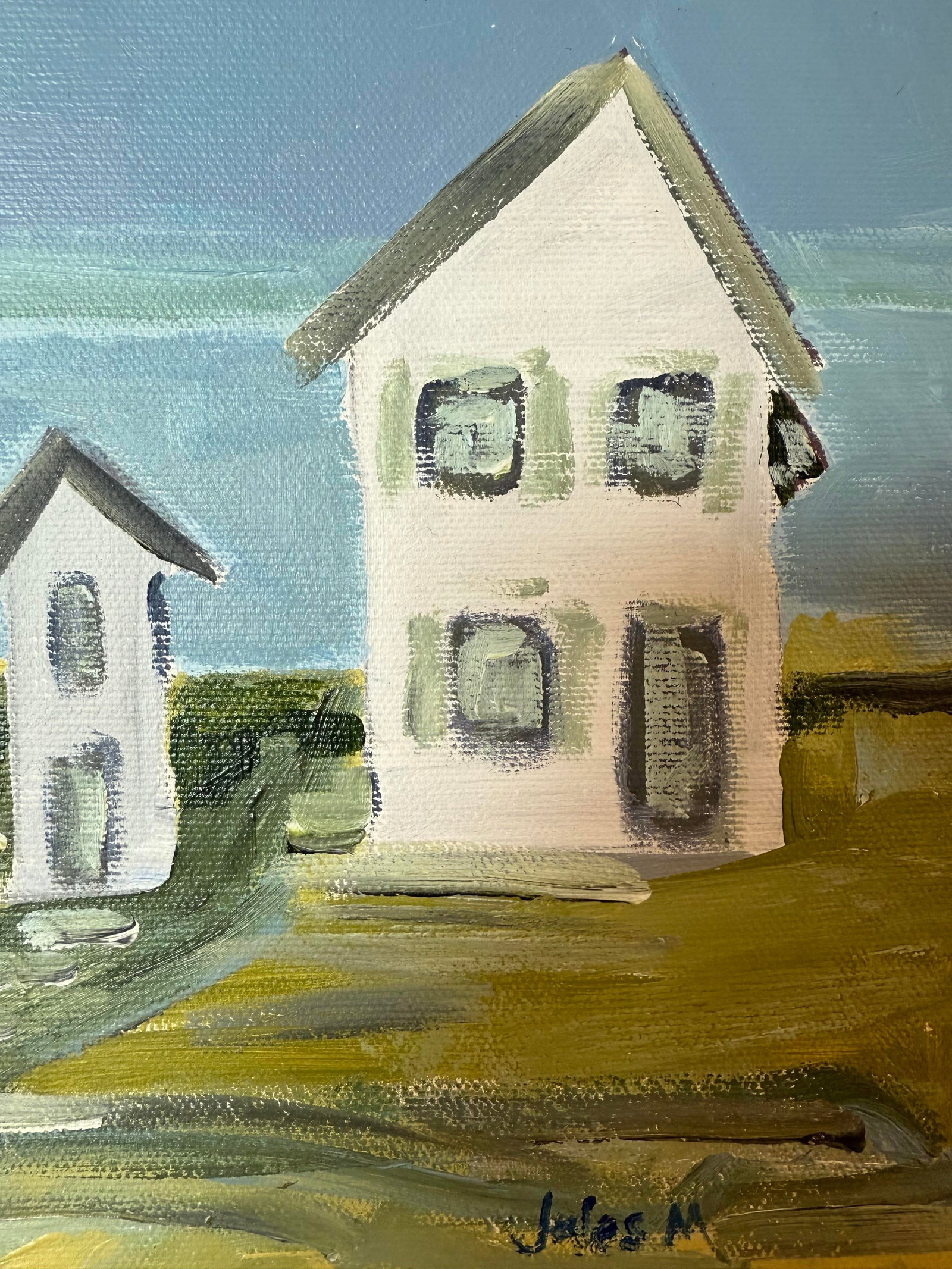 View of the Sea- Contemporary Painting on Canvas - 3