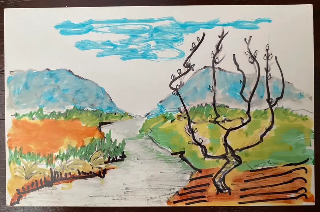 1967 Alexandra Merker Canadian Landscape - 2