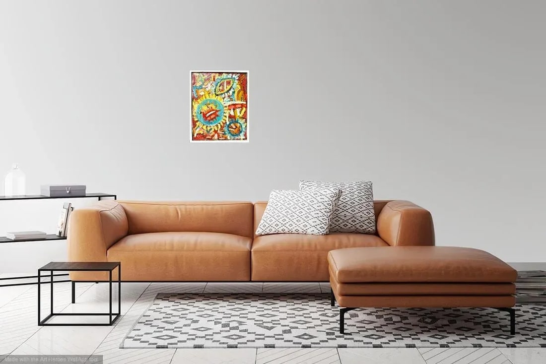 New Mexico Oil Painting in Frame - 2