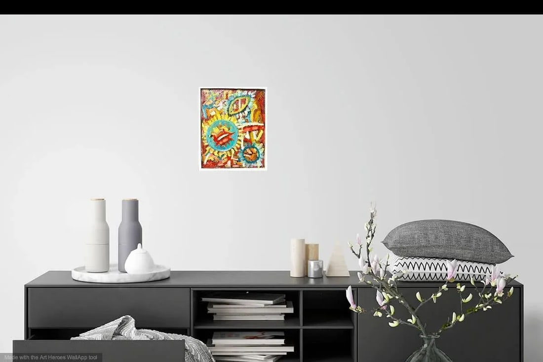New Mexico Oil Painting in Frame - 4