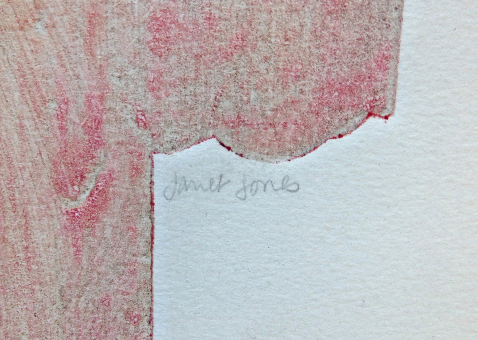 1980s "Lower Canyon IV" Minimalist Monotype by Janet Jones - 3