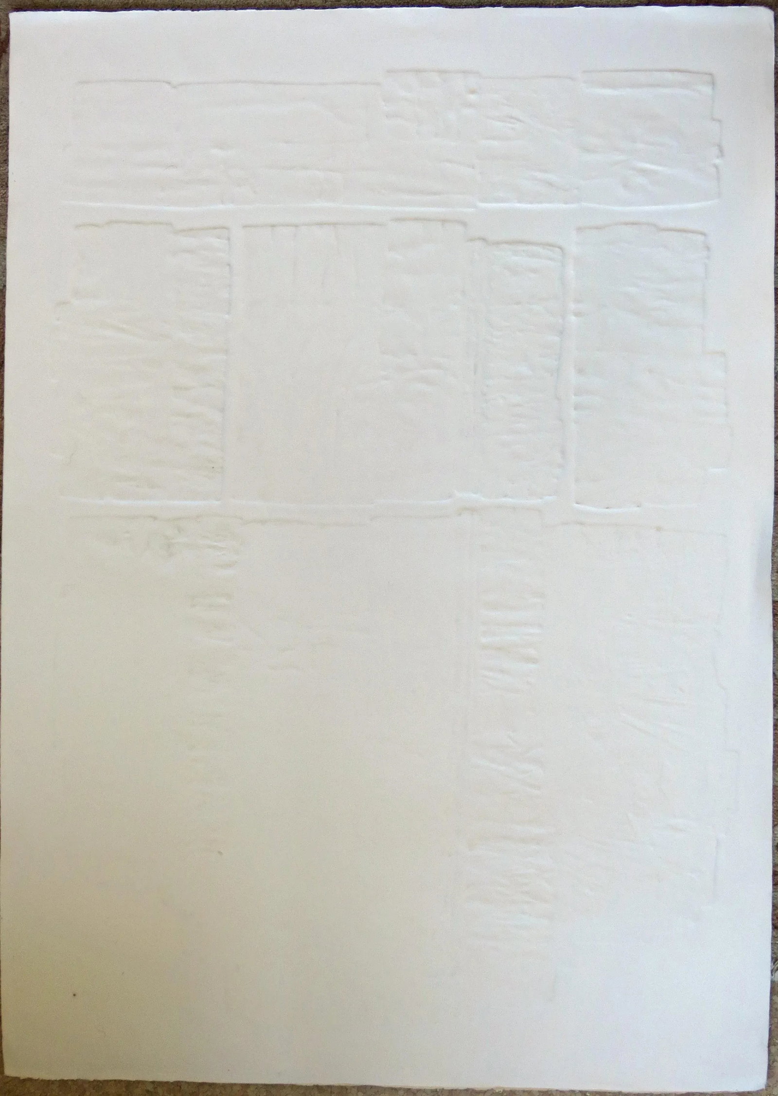 1980s "Lower Canyon IV" Minimalist Monotype by Janet Jones - 8