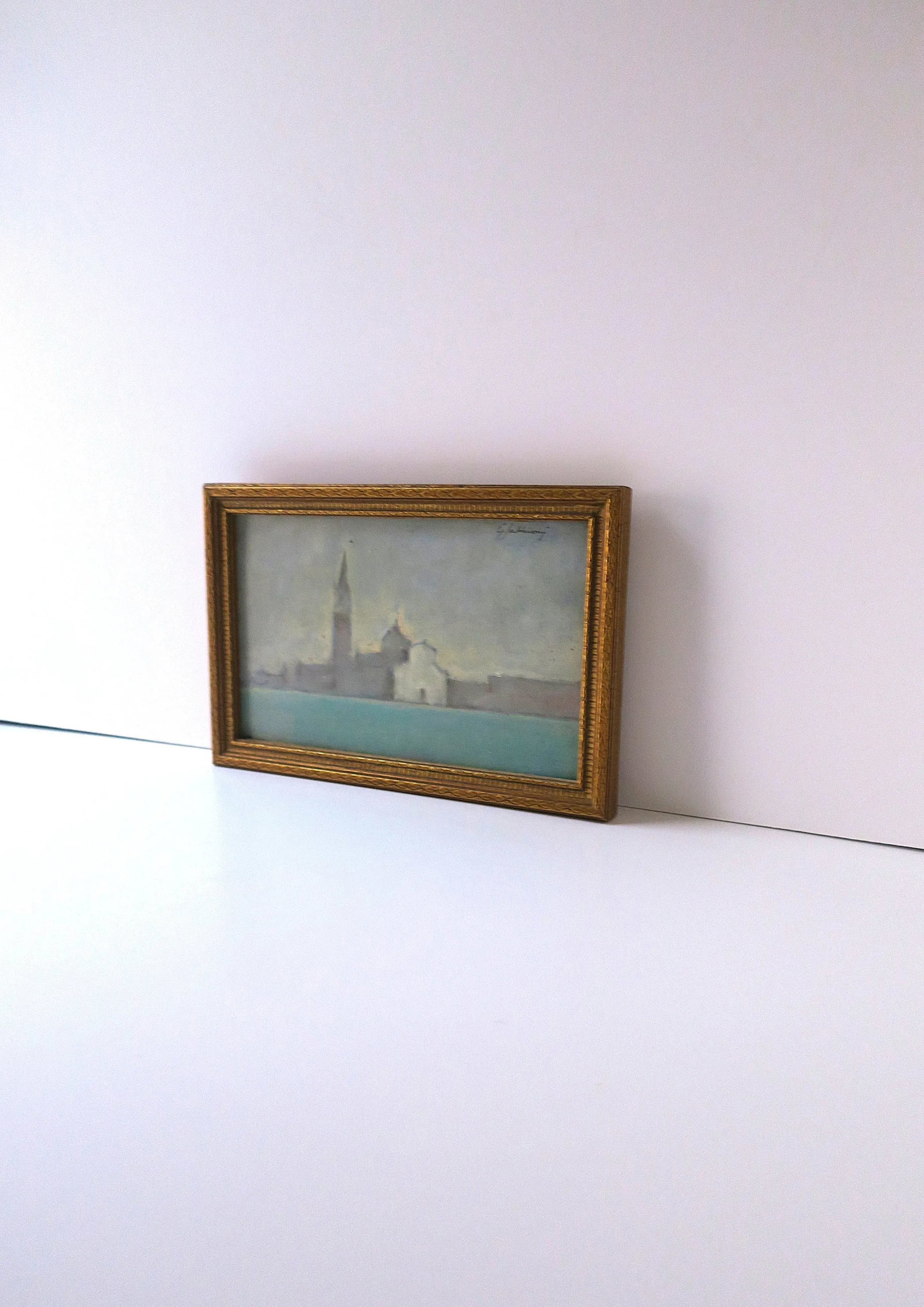 Italian Artwork Painting of Venice, Signed, Circa Late-20th Century - 4