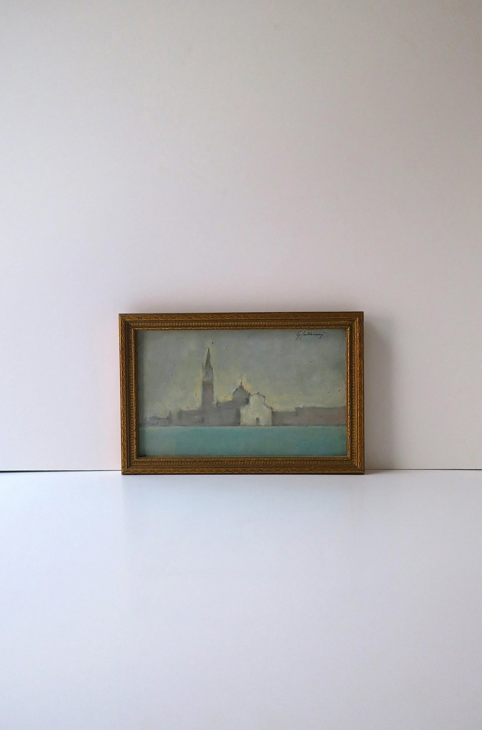 Italian Artwork Painting of Venice, Signed, Circa Late-20th Century - 5