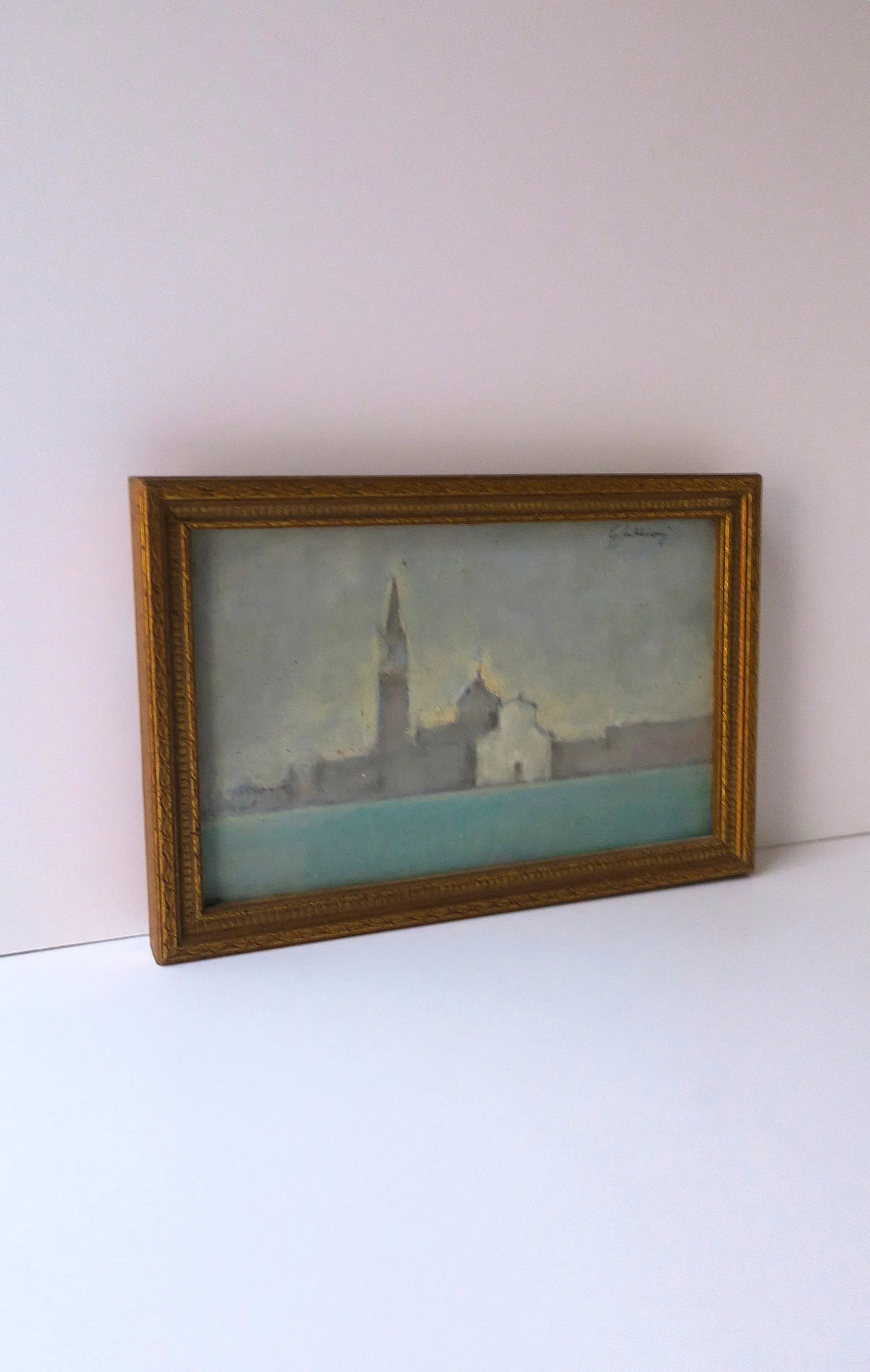 Italian Artwork Painting of Venice, Signed, Circa Late-20th Century - 6