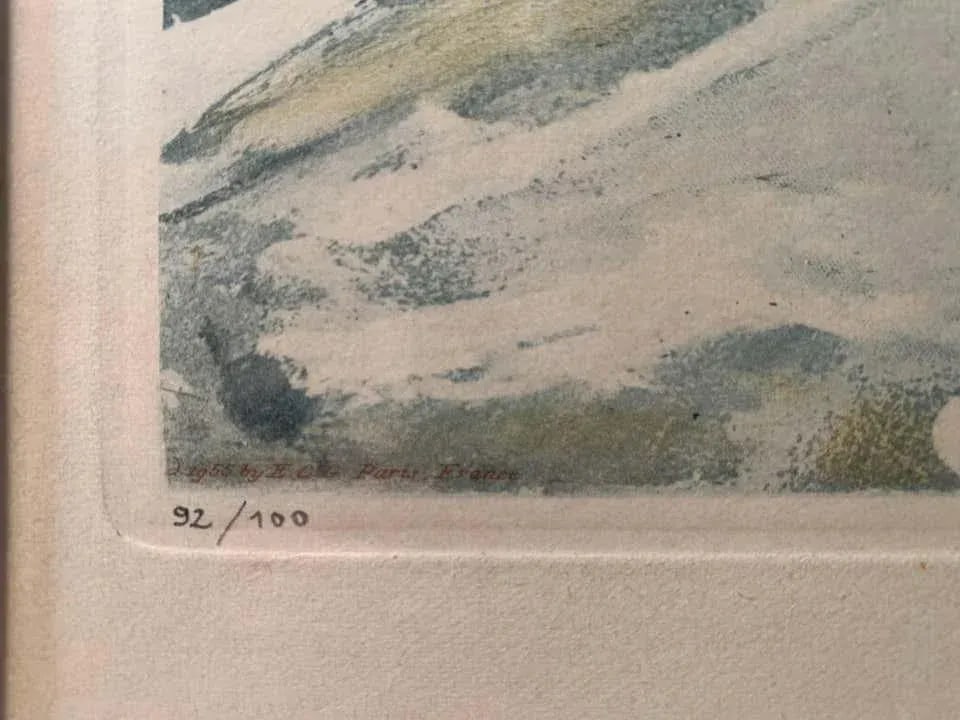Maurice de Vlaminck Color Heliograph Limited Edition Pencil Signed - 3