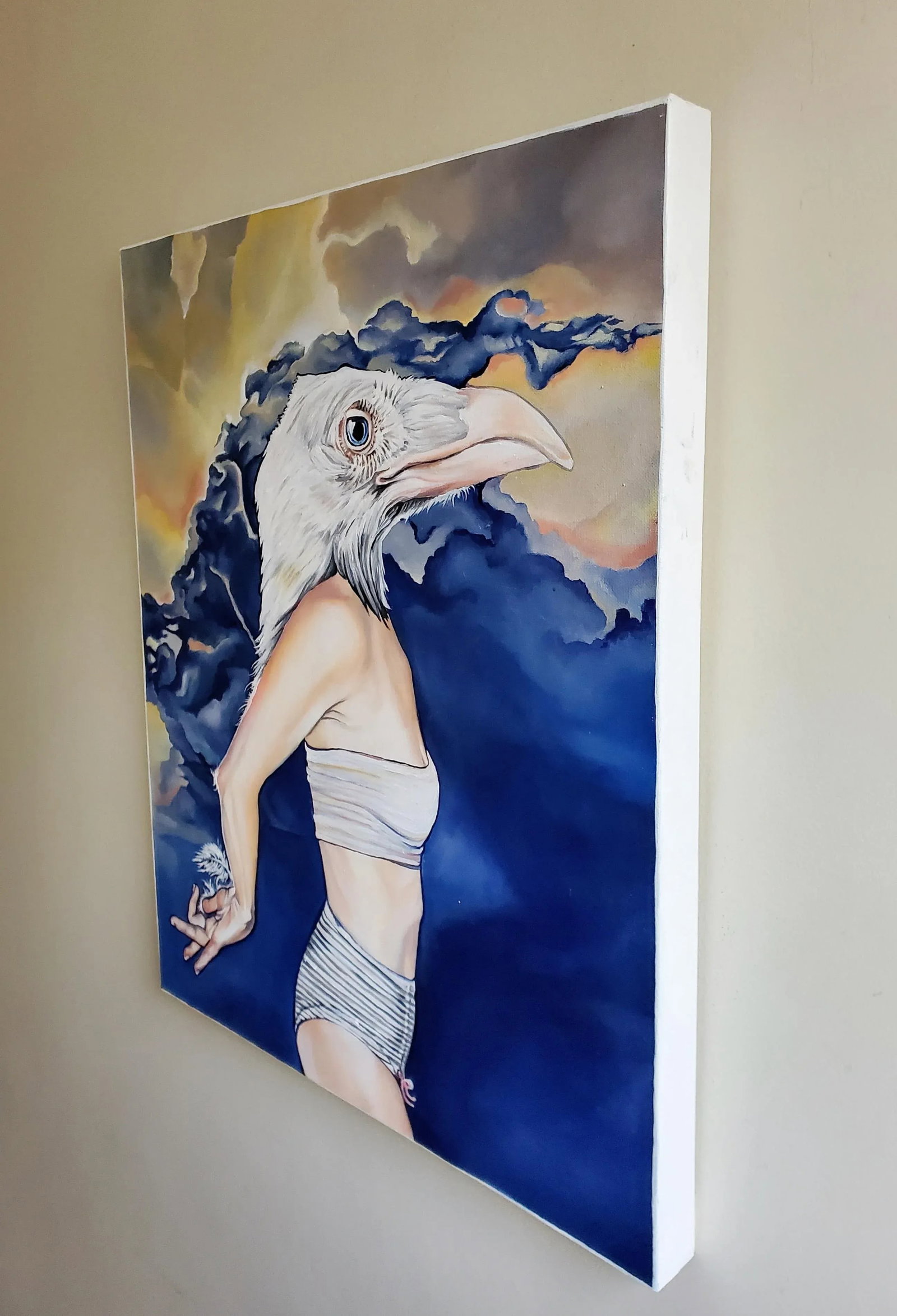 2015 "The Sun Still Shines" Surrealist Style Acrylic Painting by Alexis Price - 11