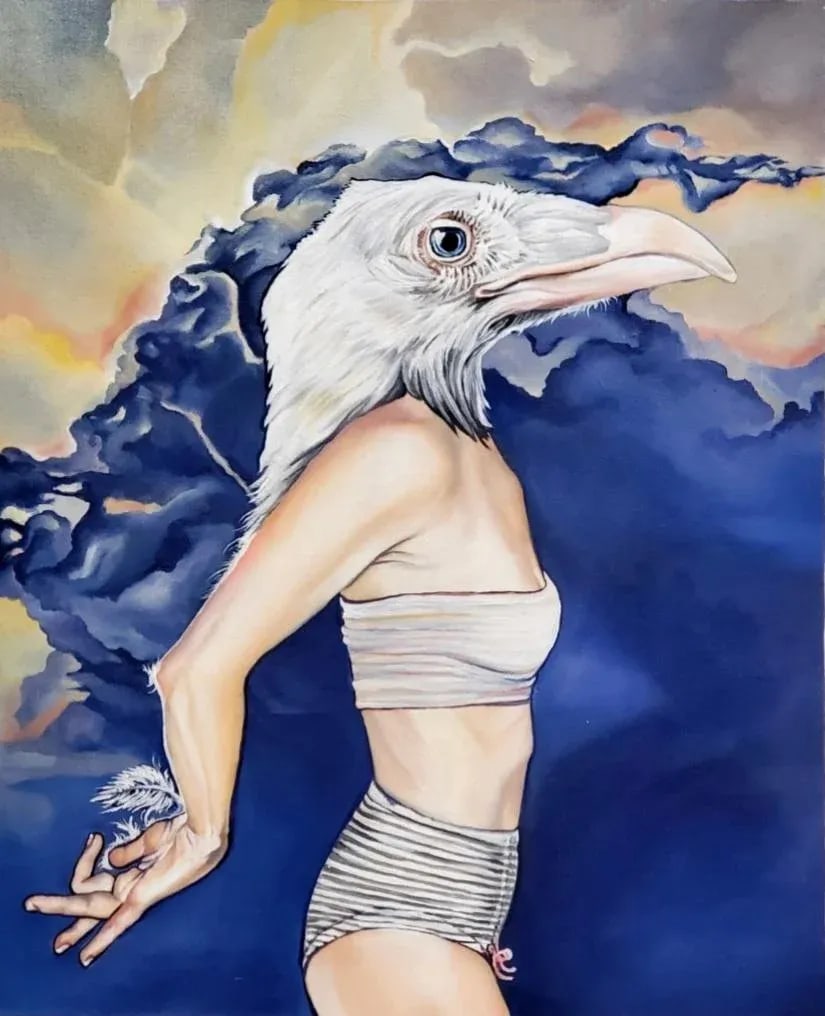 2015 "The Sun Still Shines" Surrealist Style Acrylic Painting by Alexis Price - 2