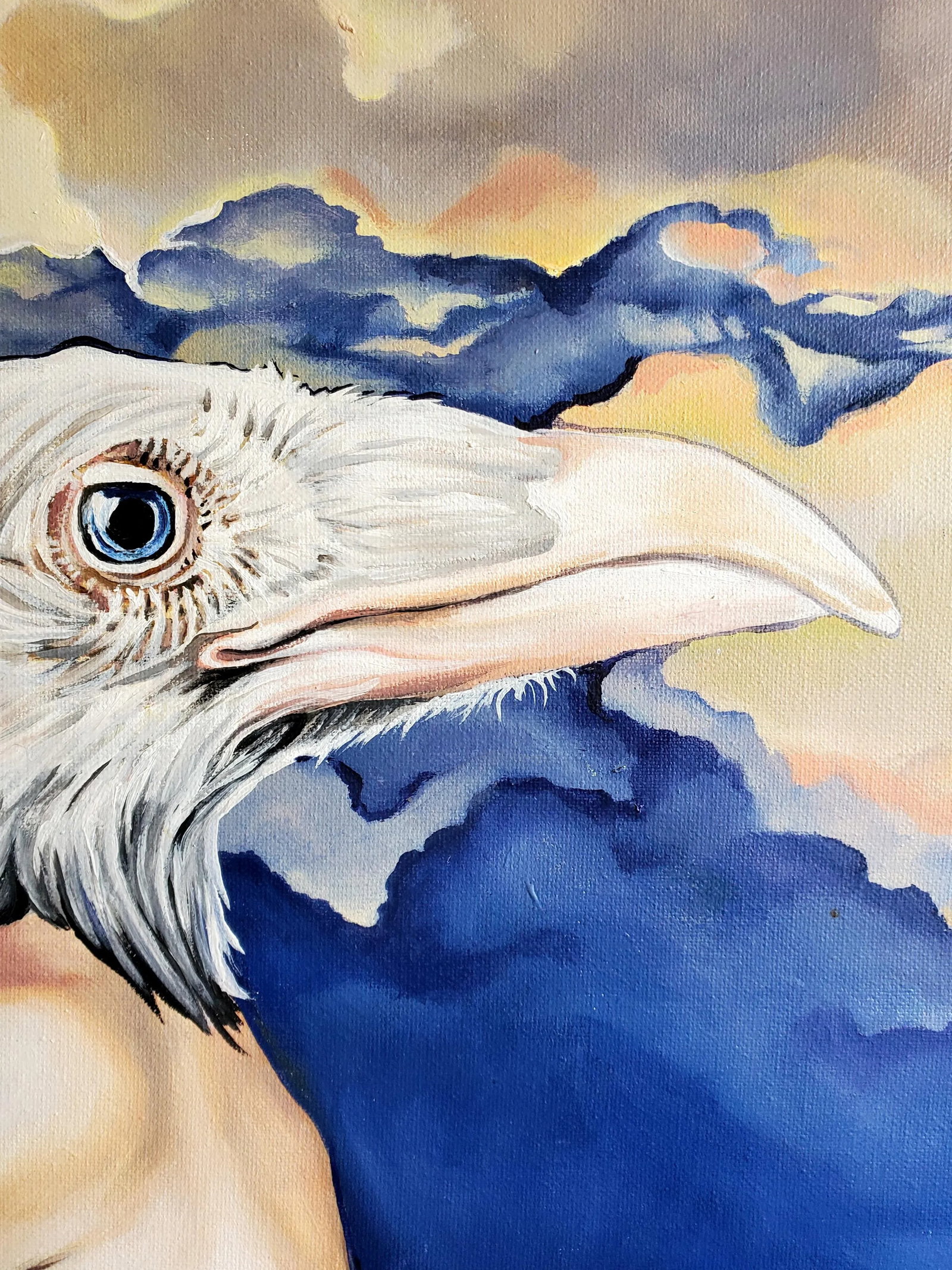 2015 "The Sun Still Shines" Surrealist Style Acrylic Painting by Alexis Price - 3