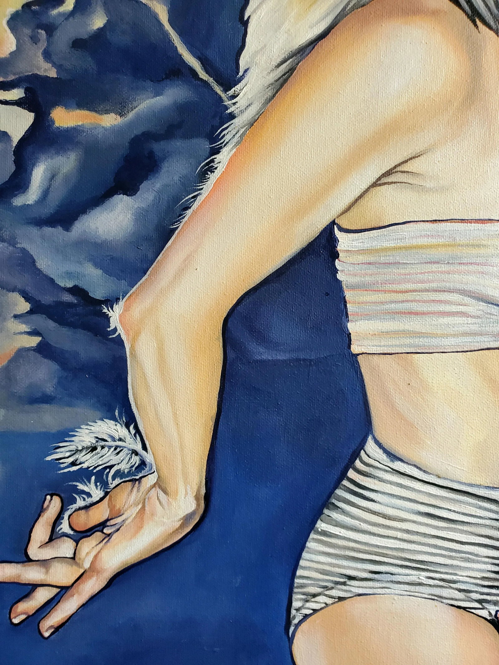 2015 "The Sun Still Shines" Surrealist Style Acrylic Painting by Alexis Price - 5