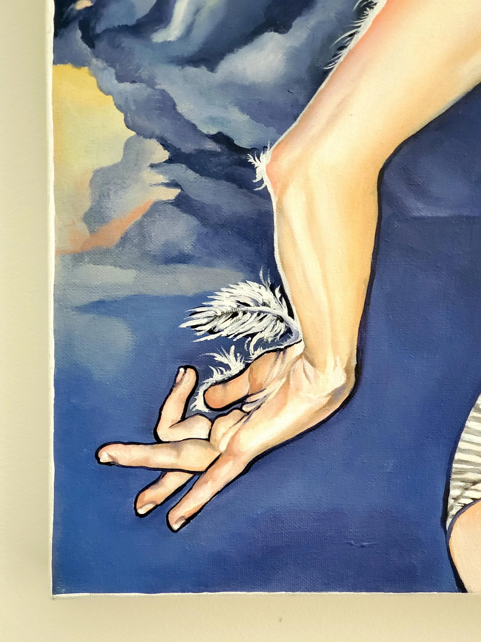 2015 "The Sun Still Shines" Surrealist Style Acrylic Painting by Alexis Price - 6