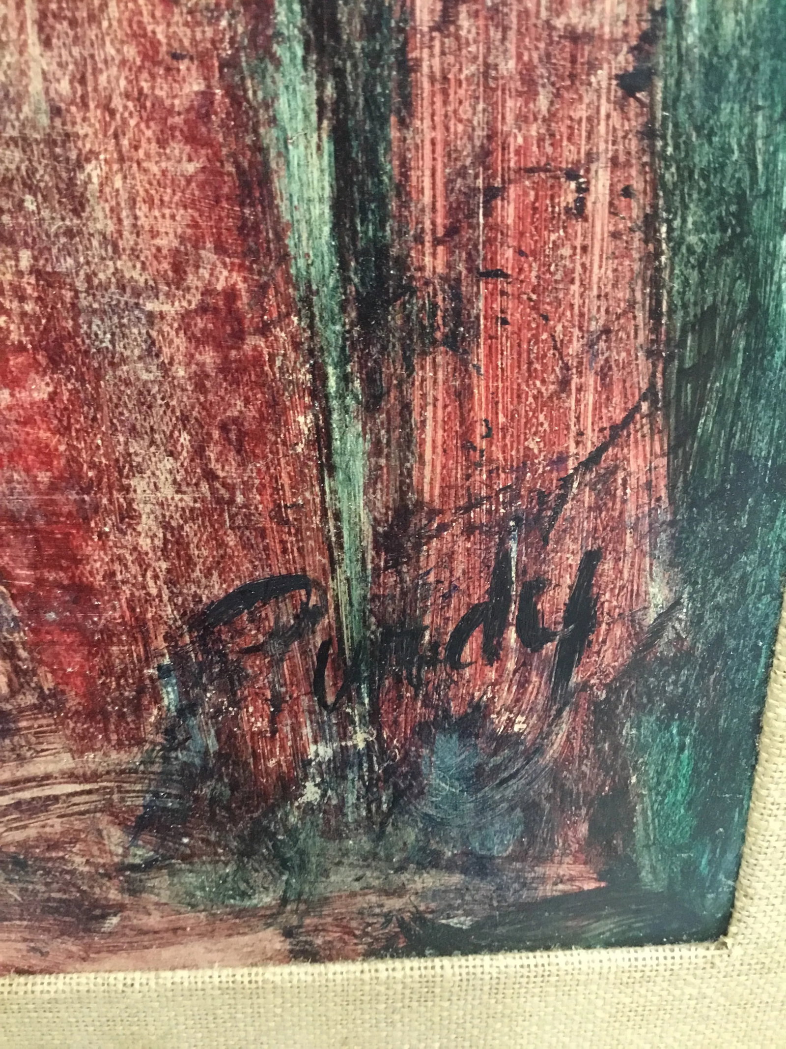 Midcentury Modernist Oil Sea Scape by Donald Purdy - 6