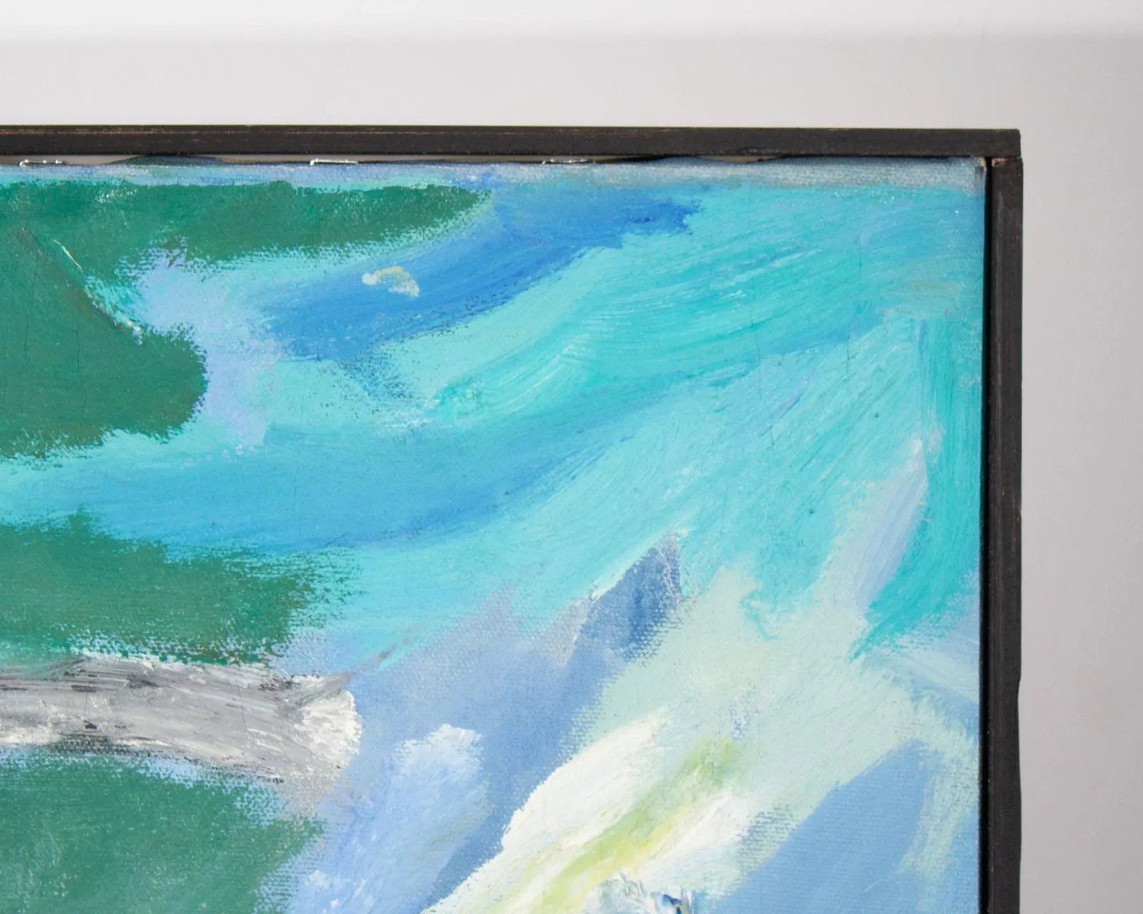 Oil on Canvas Painting of a Lighthouse by Abbott Pattison - 3