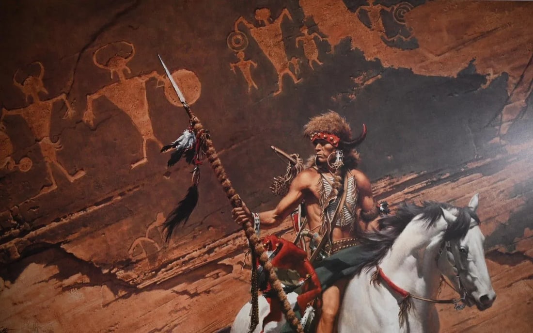 1990s Frank C. McCarthy "In the Land of the Ancient Ones" Signed Limited Edition Lithograph (1993) - 3