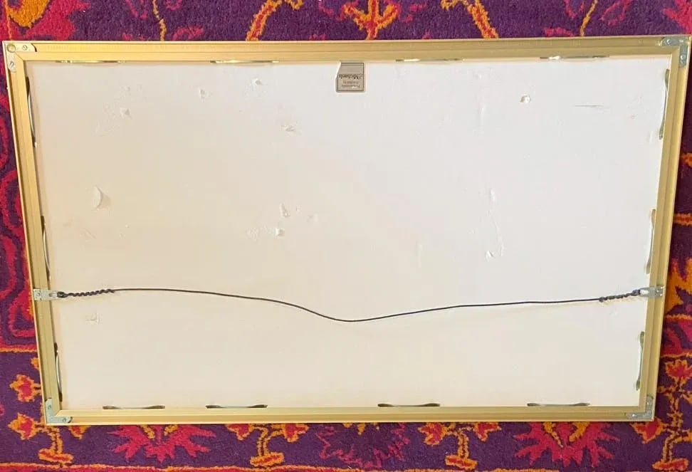 Hoi Lebadang Abstract Embossed Lithograph "Le Lac" Pencil Signed Numbered #215/260 - 15