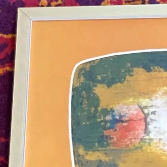 Hoi Lebadang Abstract Embossed Lithograph "Le Lac" Pencil Signed Numbered #215/260 - 2