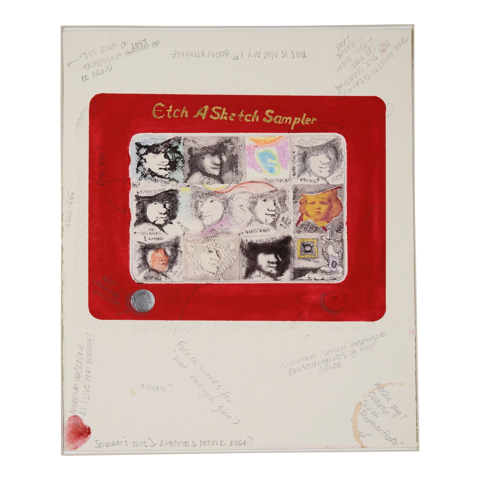 Etch a Sketch Sampler - 1989 Multimedia by Lilya Vorobey (1 of 8)