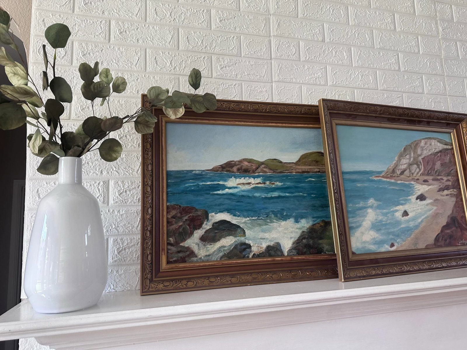 Pair of Coastal Seascapes Signed by Jean Angers, 1959 - 6