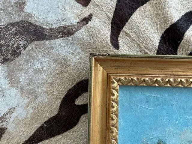 1980s Original Painting by J. Dupuis, Framed - 4