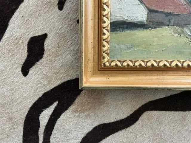 1980s Original Painting by J. Dupuis, Framed - 5