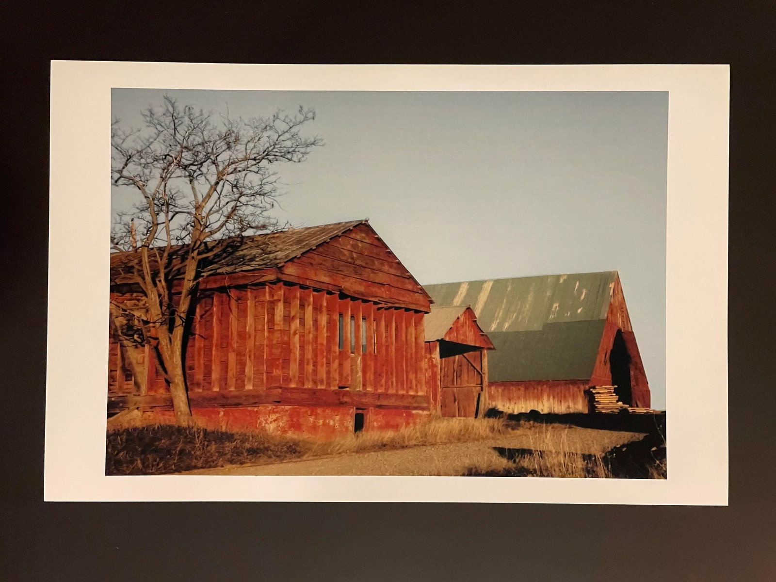Gleb Derujinsky "Fall Barn" Contemporary Landscape Photograph Print - 5