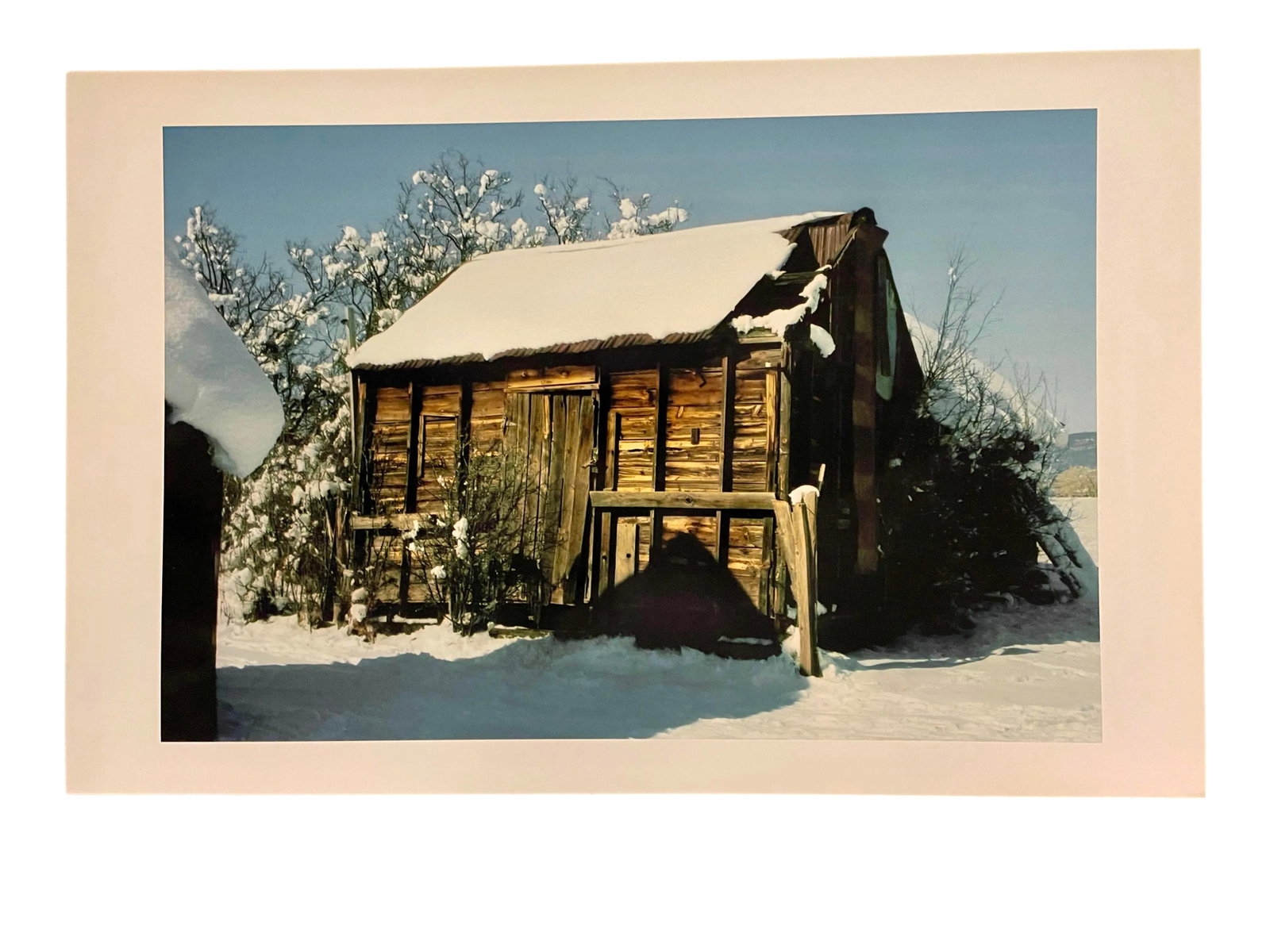Gleb Derujinsky "Winter Ranch" Contemporary Landscape Photograph Print: The pleasure of finally being able to go through the archive of my father, Gleb Derujinsky, and begin the task of sharing his vast imagination is a thrill. Many know his work now from his career as a 