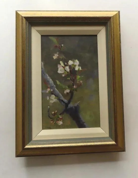 Late 20th Century "Bird" Oil Painting on Canvas by Clark G. Mitchell, Framed - 2