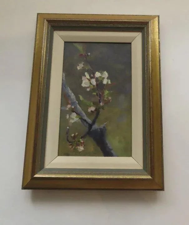 Late 20th Century "Bird" Oil Painting on Canvas by Clark G. Mitchell, Framed - 4