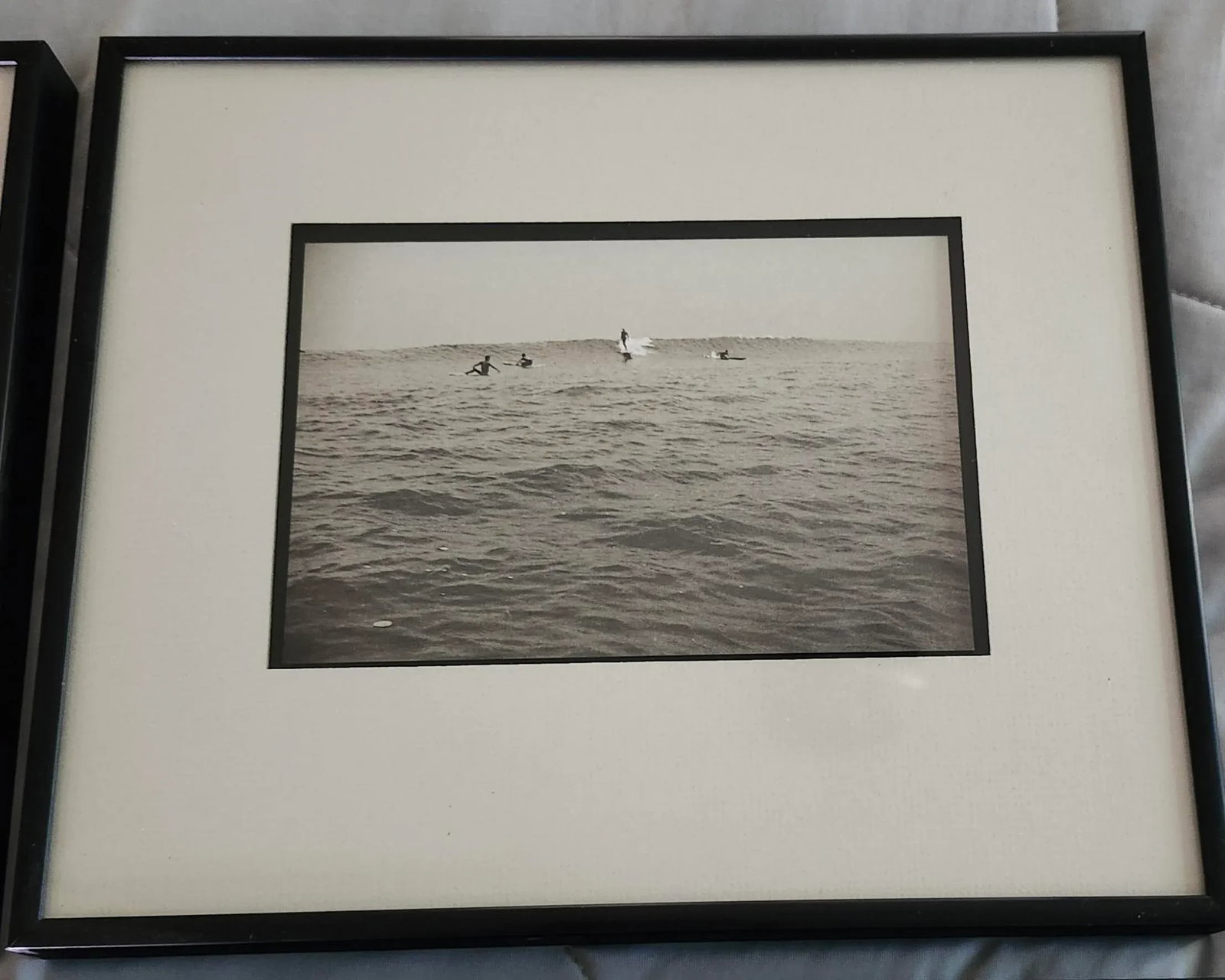 Vintage Set of Four Limited Edition Black and White Surfing Photos by Don James - 3