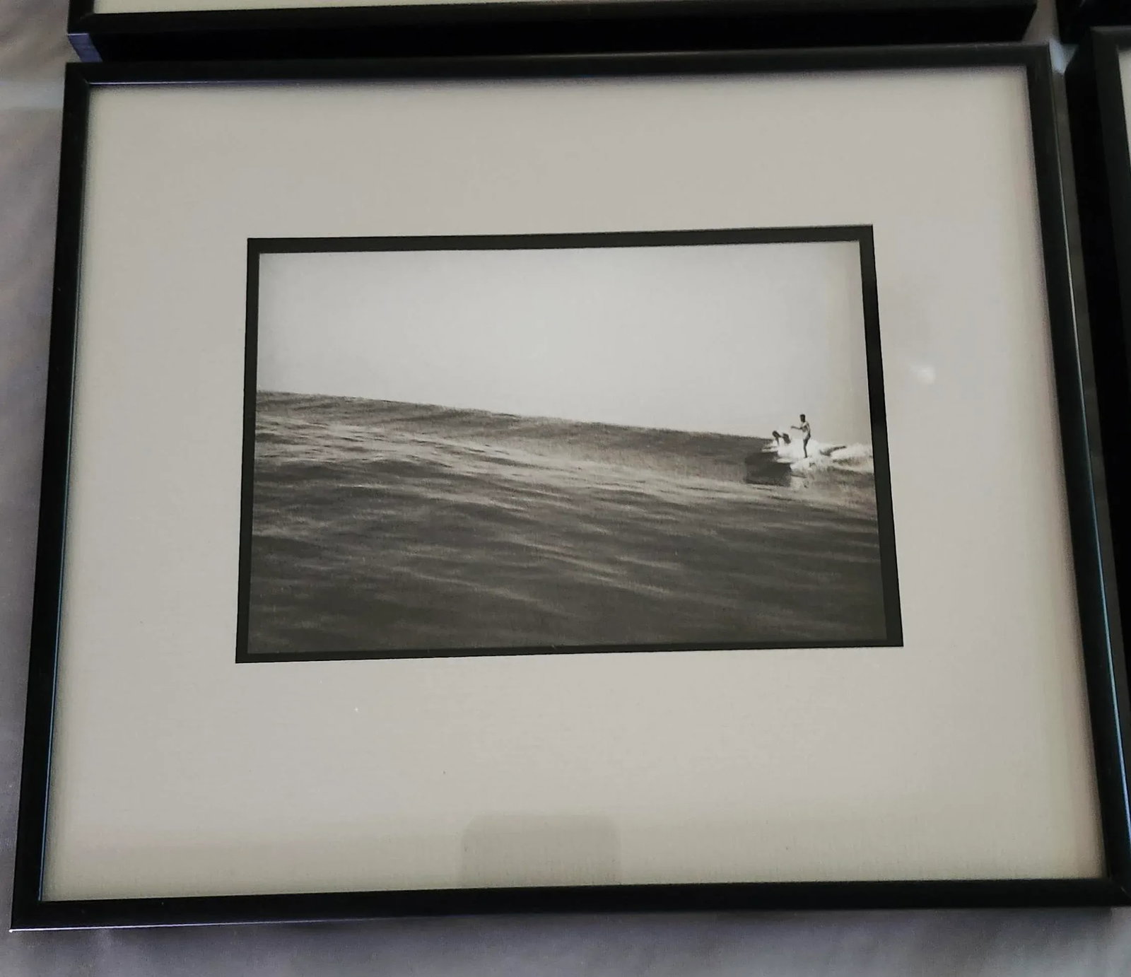 Vintage Set of Four Limited Edition Black and White Surfing Photos by Don James - 4