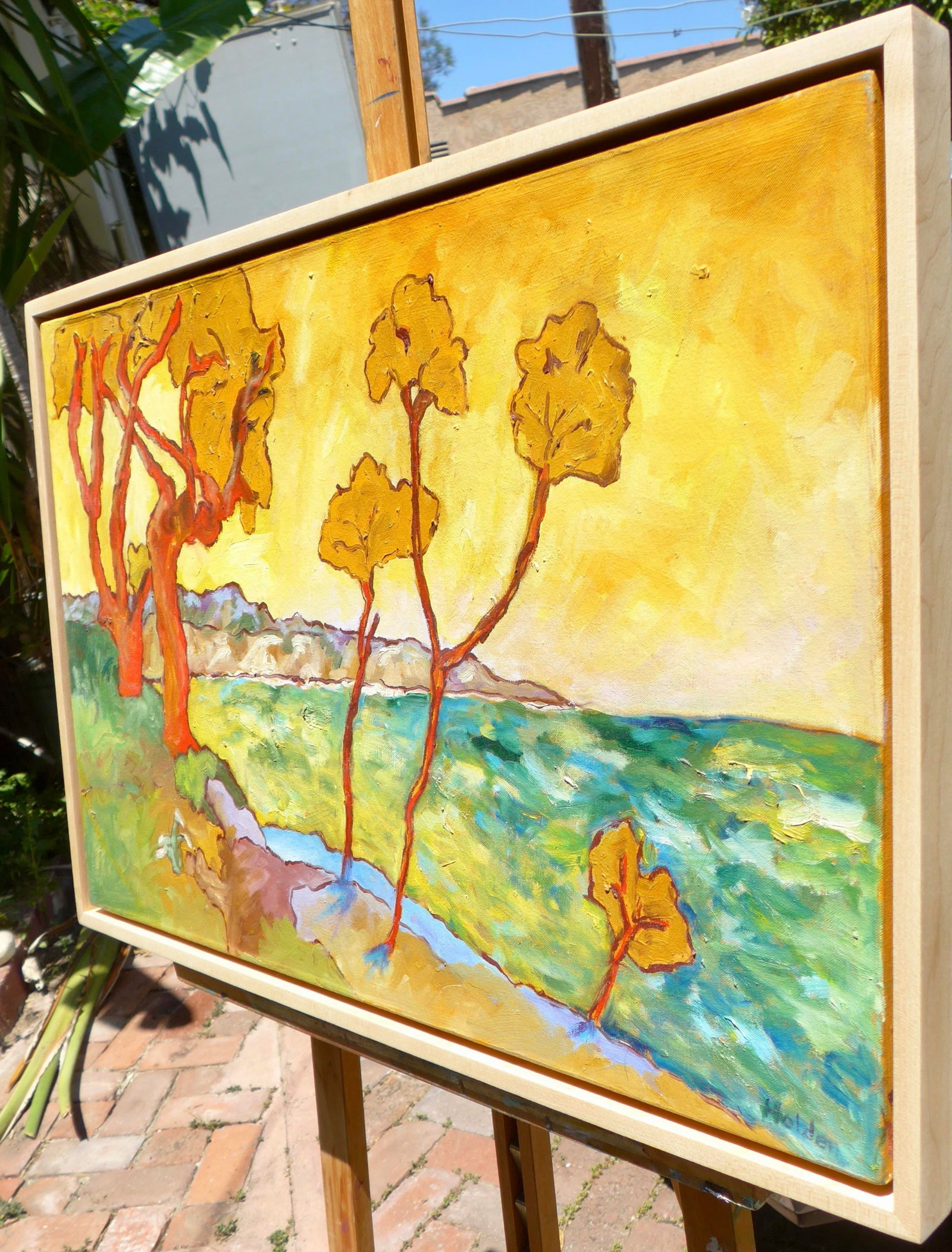 Santa Barbara Sunset Oil Painting - 3