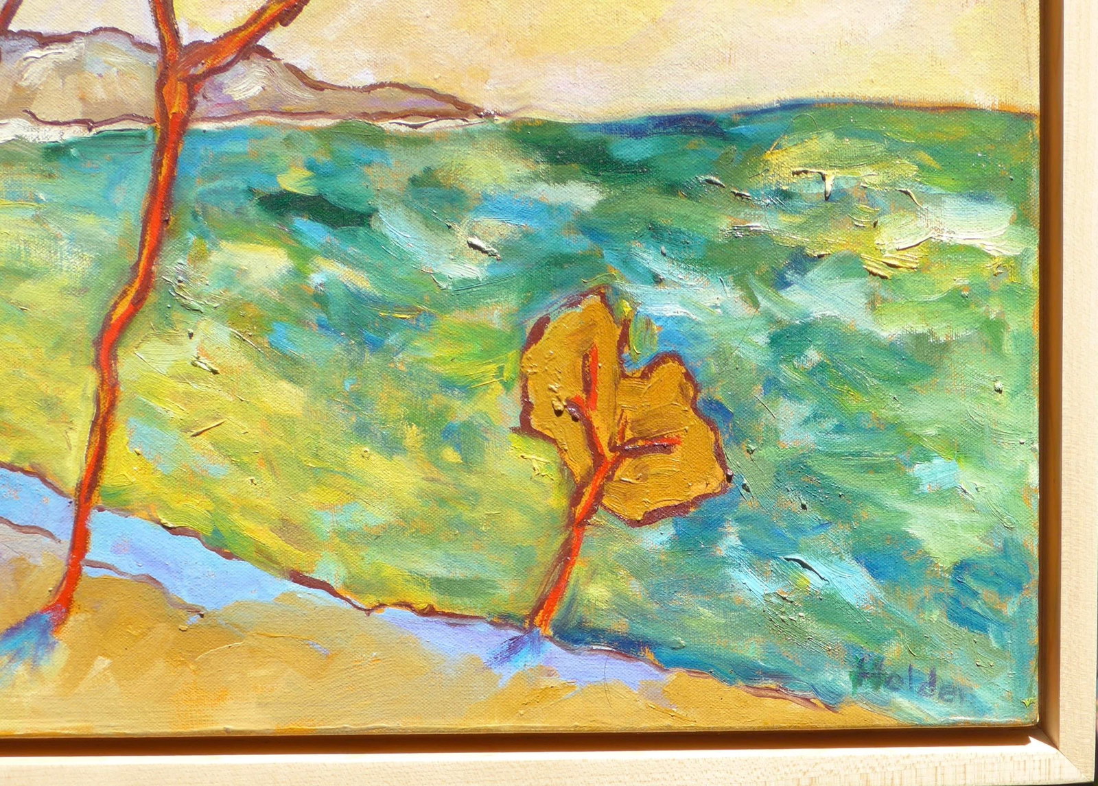 Santa Barbara Sunset Oil Painting - 7