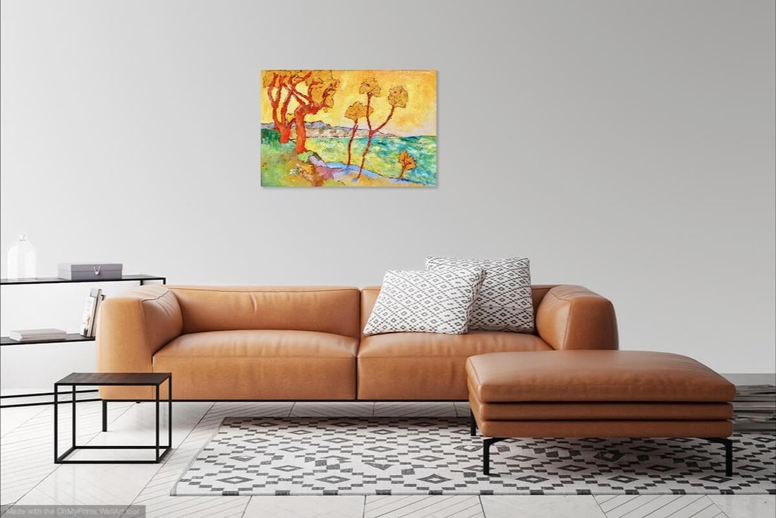 Santa Barbara Sunset Oil Painting - 8