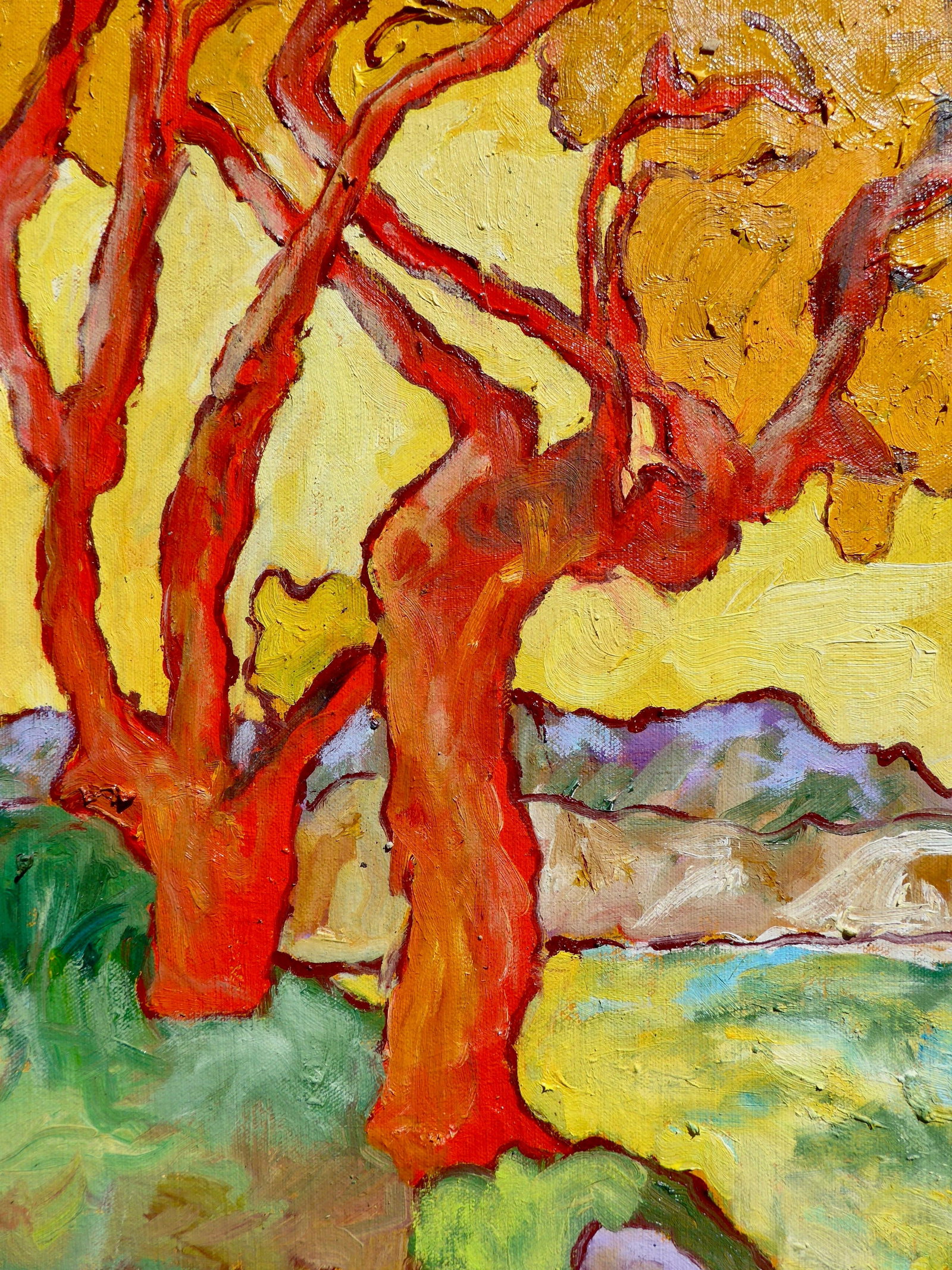 Santa Barbara Sunset Oil Painting - 9