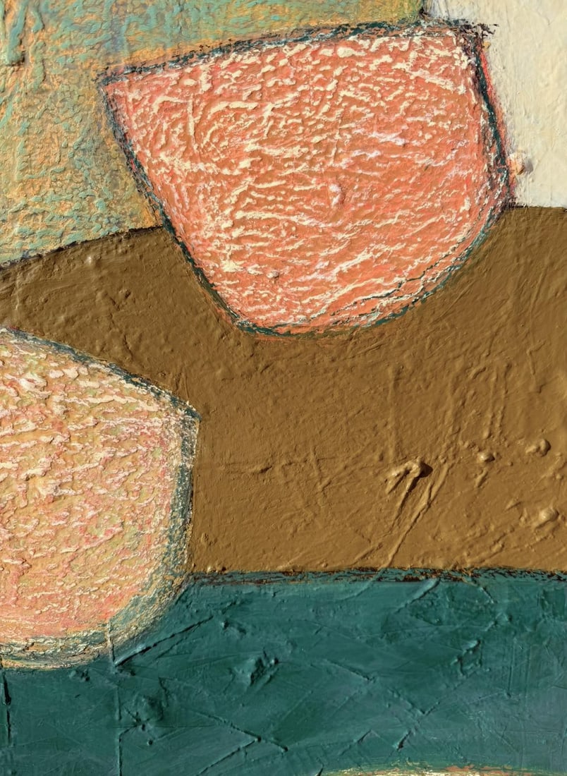 Inside the Idle Hour Original Mixed Media Abstract by Zac Woodiel - 4