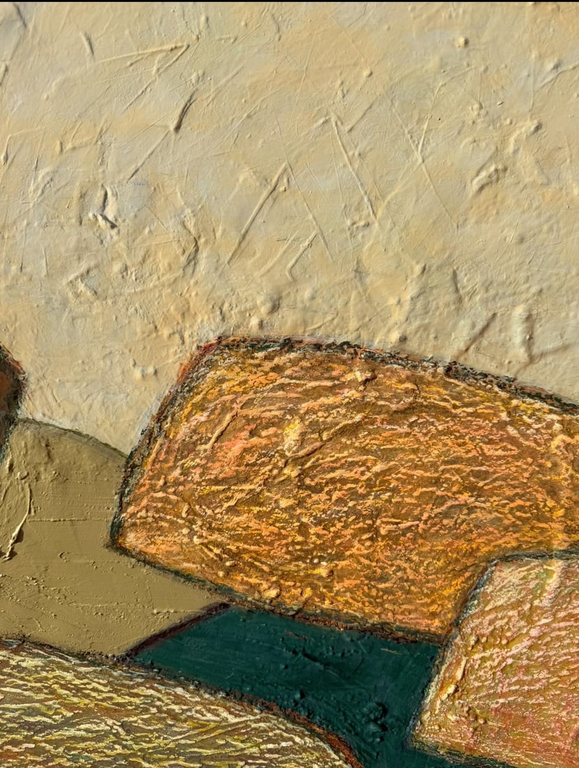 Inside the Idle Hour Original Mixed Media Abstract by Zac Woodiel - 9