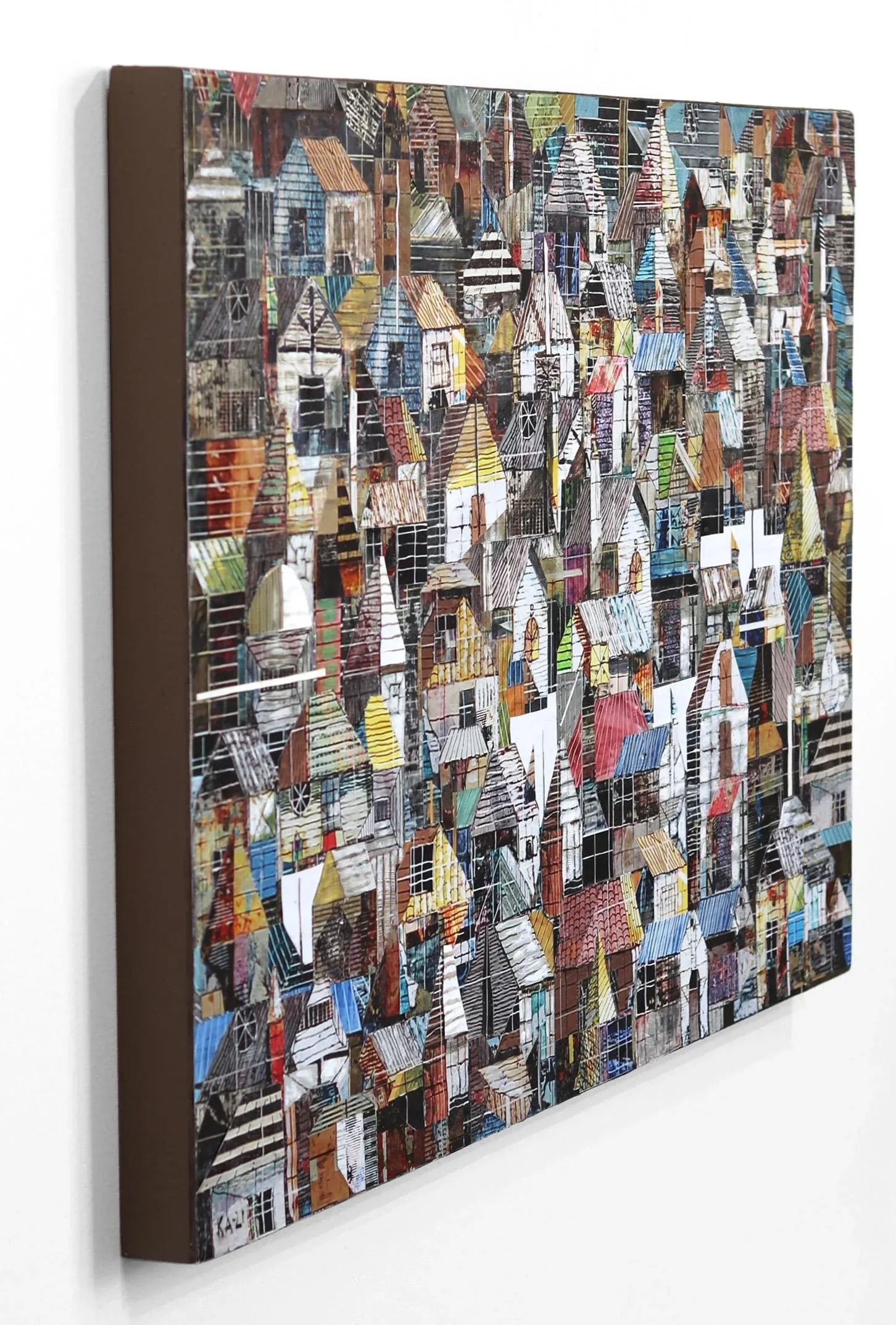 Sublime 2154 - Layered Contemporary Landscape Abstract Cityscape Mixed-Media Painting by TaeHo Kang - 6