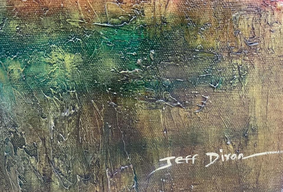 Jeff Dixon 48x36 Signed Original Landscape Painting - 4