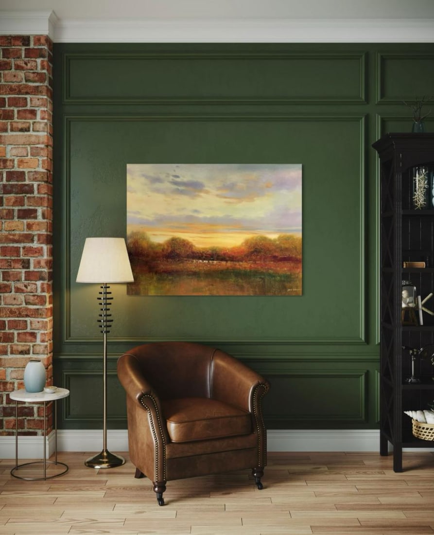 Jeff Dixon 48x36 Signed Original Landscape Painting - 5