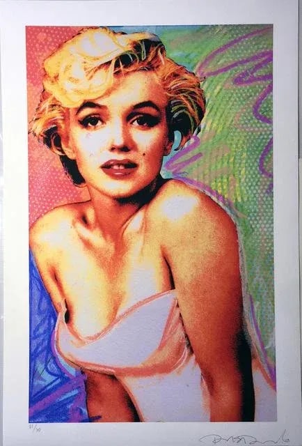 2013 Postmodern Style Portrait of Marilyn Monroe Original Print by Richard Duardo - 4