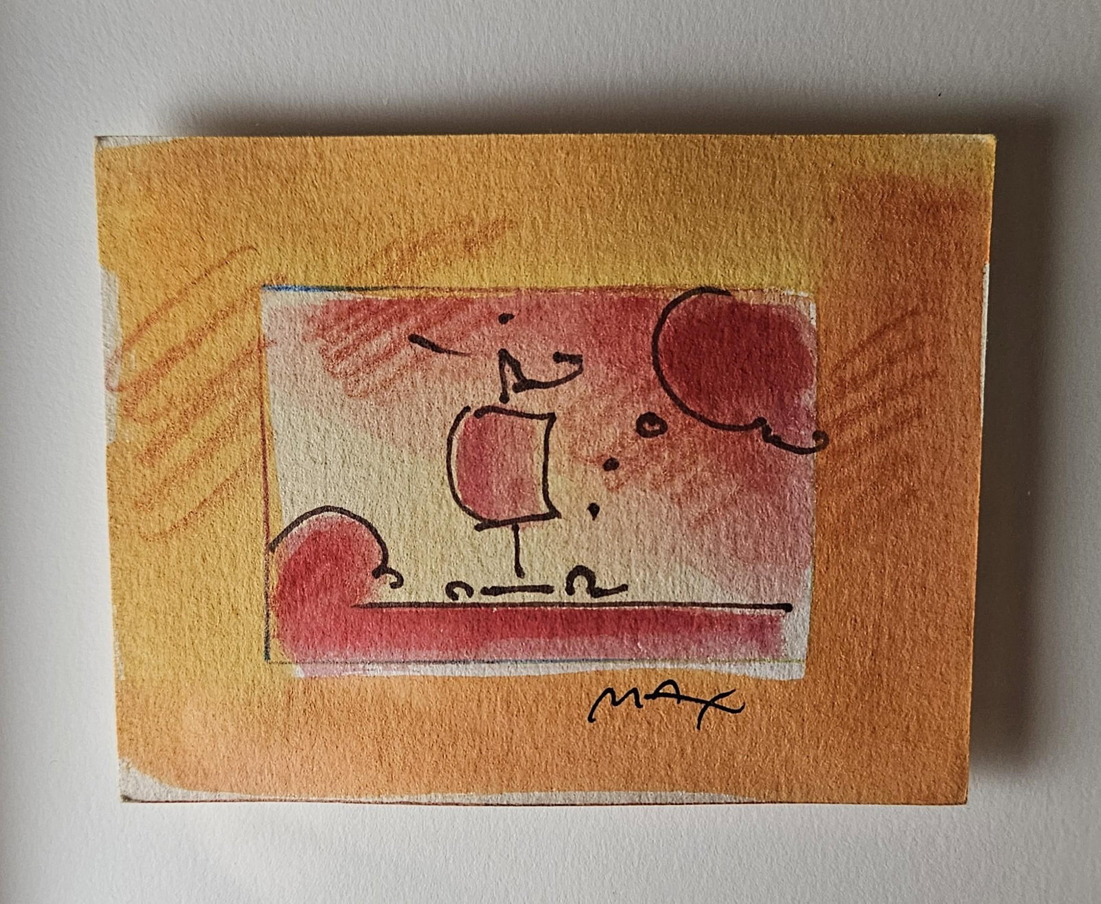 1990s Vibrant Pair of Peter Max Paintings, Signed en Verso - 7
