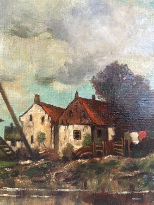 Antique Oil on Canvas - 4