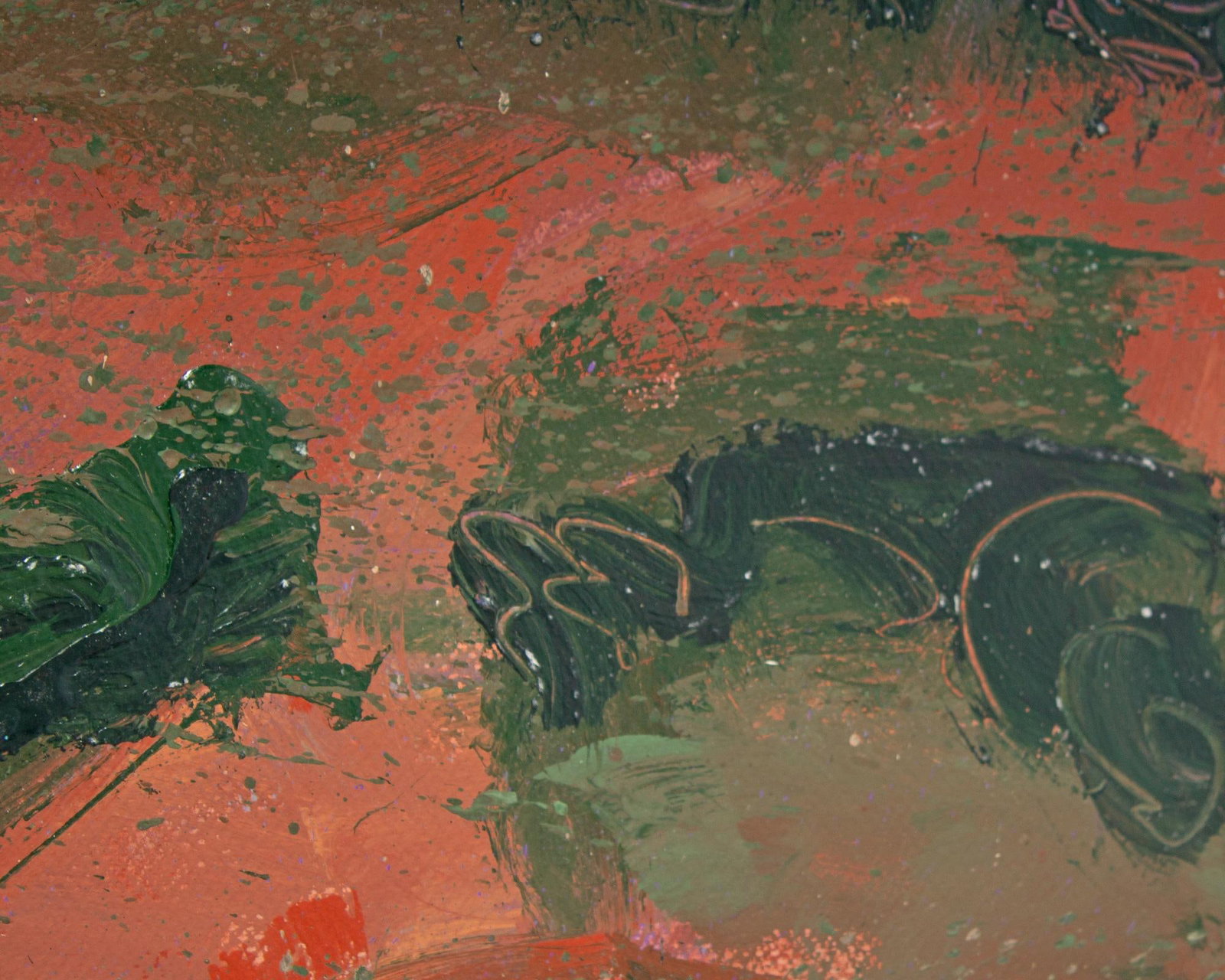 1980s Abstract Acrylic Landscape Painting by Harry Hilson - 3