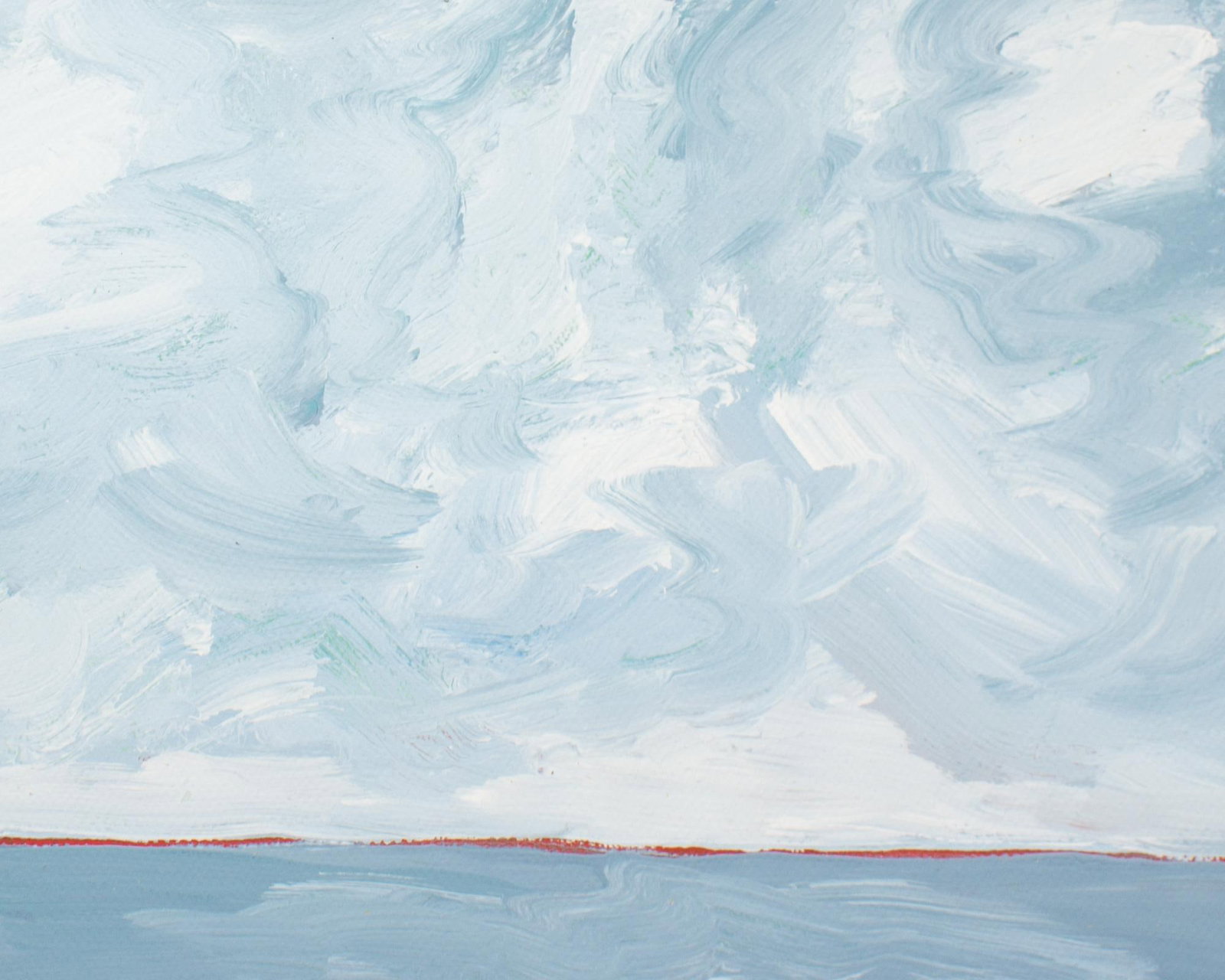 1988 "Sea Grasses" Abstract Acrylic Landscape Painting by Harry Hilson - 3
