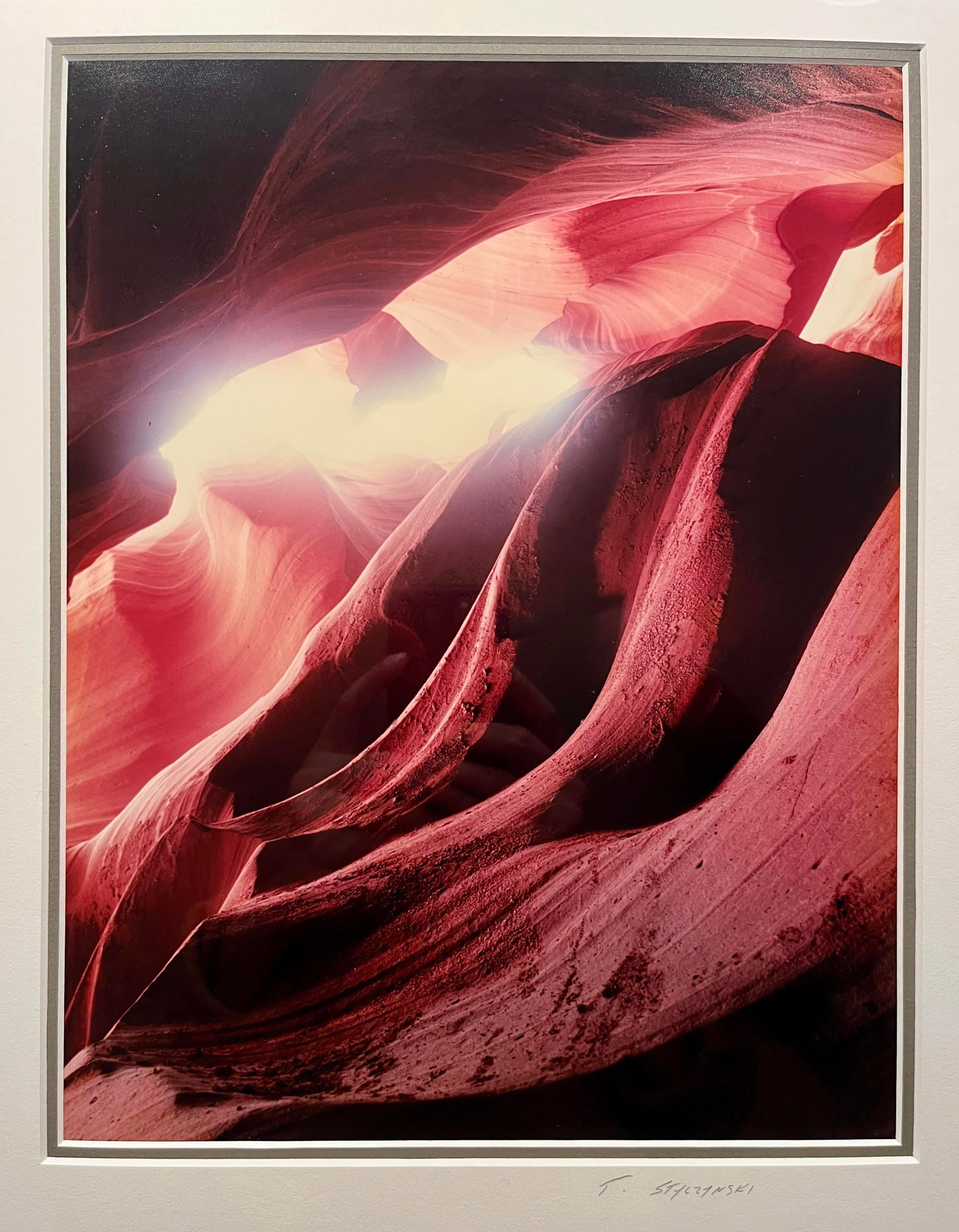 1995 Thomas J. Styczynski "Antelope Canyon 2" Hand Signed Photograph - 2