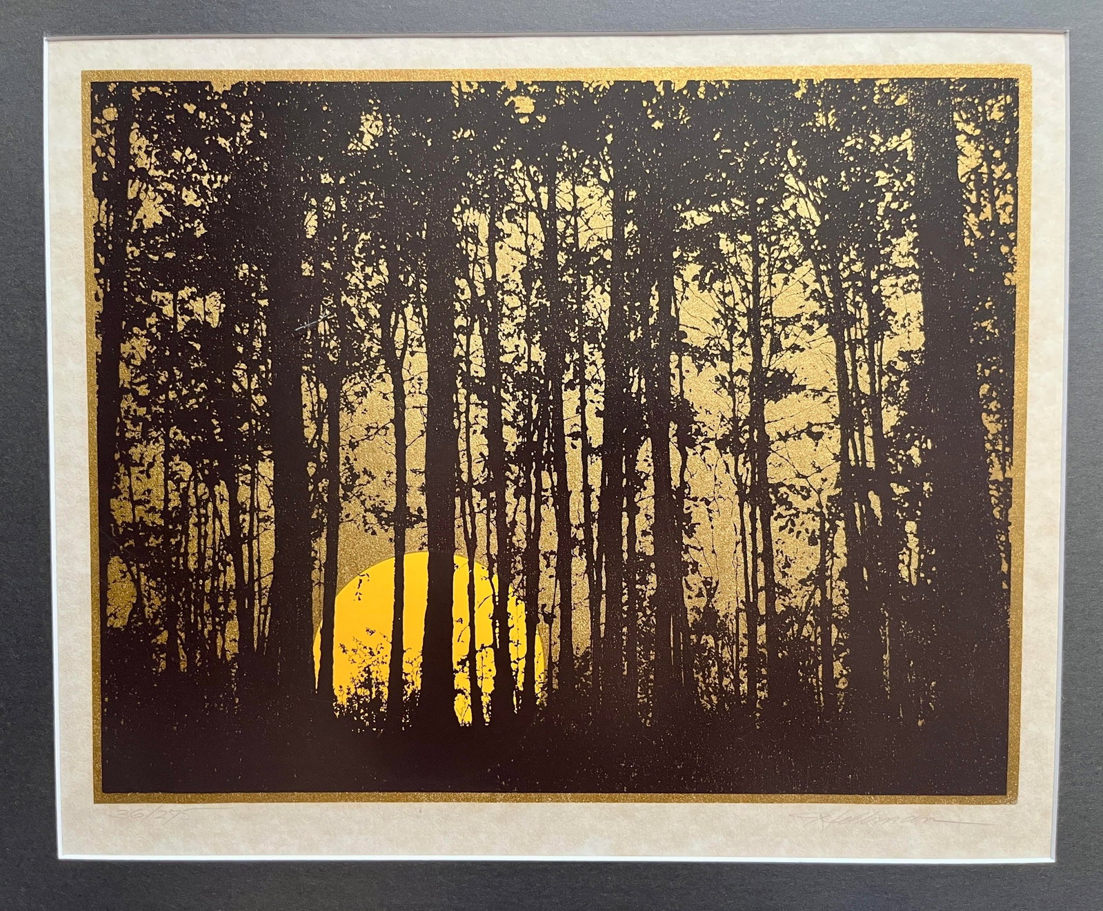Vintage Judi & Les Hellman Signed and Numbered Limited Edition Serigraph - 2