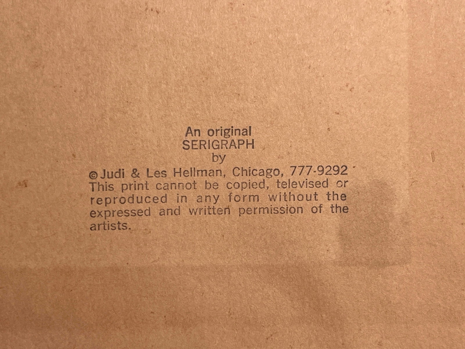 Vintage Judi & Les Hellman Signed and Numbered Limited Edition Serigraph - 4