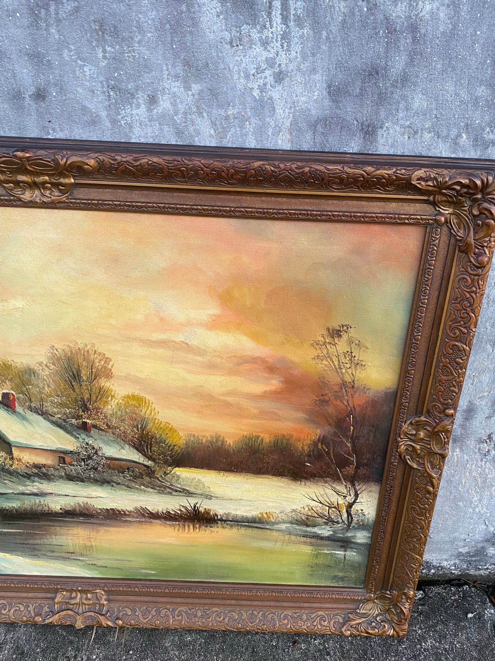 1900s American Artist Charles-Louis Van Richmond (1888-1969), Who Signed His Work "Vanrich" Winter S - 3